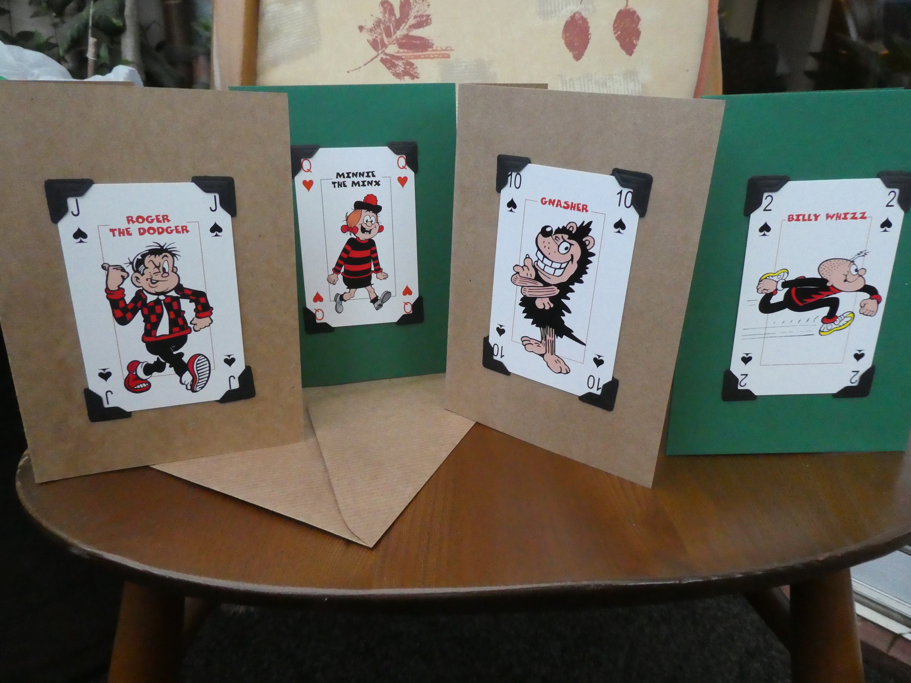 Minnie The Minx Beano Favourite Playing Card Greetings Card Etsy Uk