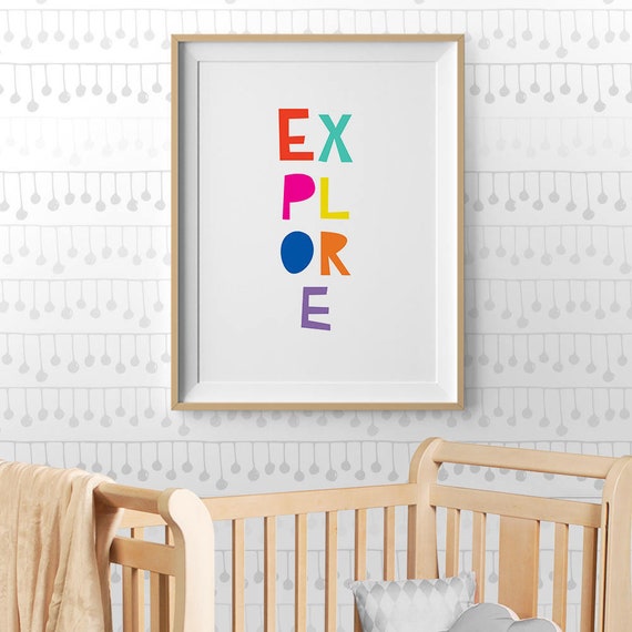 above cot decor