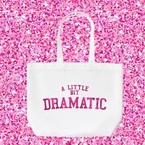 A Little Bit Dramatic tote bag, Iconic Mean Girls Regina George Lindsay Lohan , Mean Girls 2000s, gift for women, trendy, hot