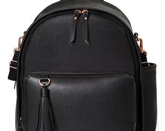 Skip Hop Greenwich Tasseled Vegan Leather Backpack Diaper Bag