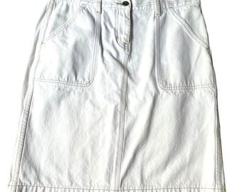 Falda vaquera de talle alto Calvin Klein estilo vintage Y2K de principios de los 2000