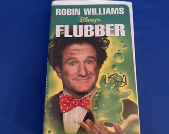 Flubber (VHS, 1998) Robin Williams VHS Video Tape Cassette Retro Walt Disney