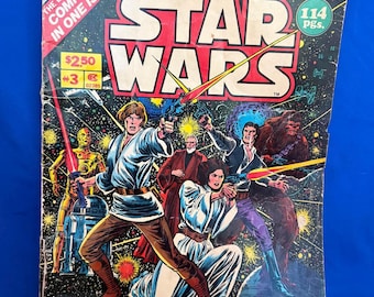 Bande dessinée Marvel « Star Wars » n°3 de 1977 | Édition spéciale géante