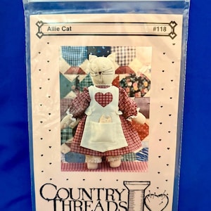 Country Threads #118 Allie Cat & Baby - NIP