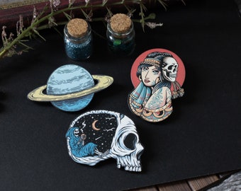 broche - pins witchy - ésotérique - magique