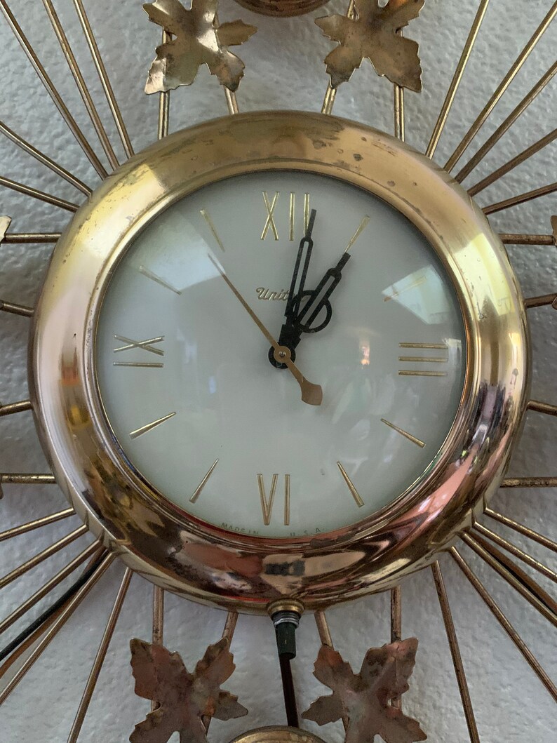 Vintage Jesus Religious Clock by United Etsy