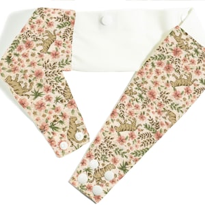 Tigers and Flowers Insulin Pump Belt, Pump Band