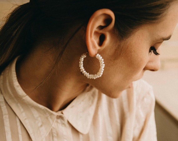 Stockholm pearl earrings
