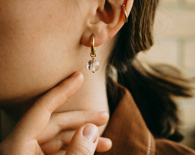 Crystal Quartz Earrings