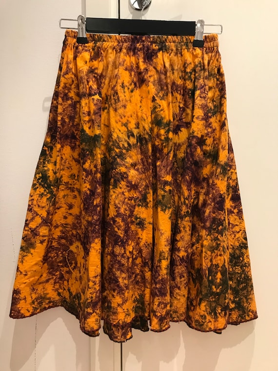 Vintage Tye dye handmade skirt