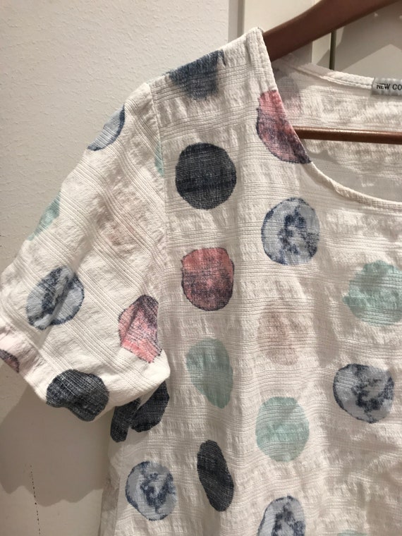 Vintage abstract cotton dress