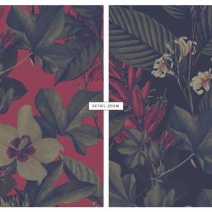 Botanic Oscuro, ¡patrones y elementos estampados botánicos elegantes y de lujo! imagen 4