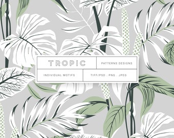 Tropic - Light and elegant tropical Vector print designs