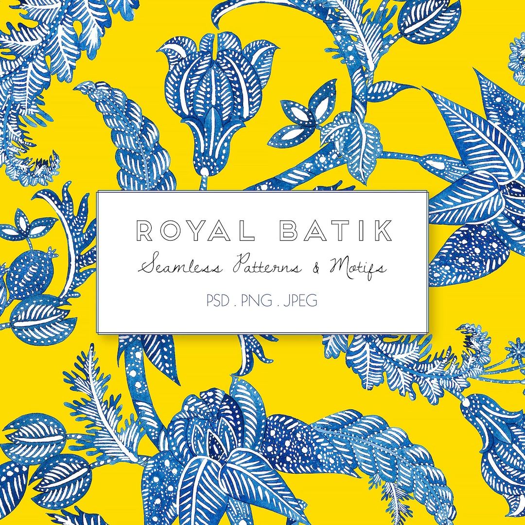 Indian Palampore Batik Pattern: Seamless Repeat, Bold Motifs (digital ...