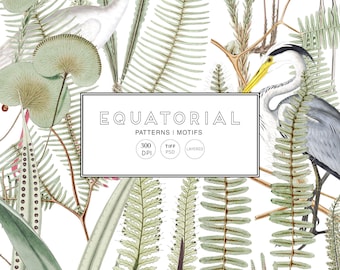 Equatorial Luxury Tropical Patterns.