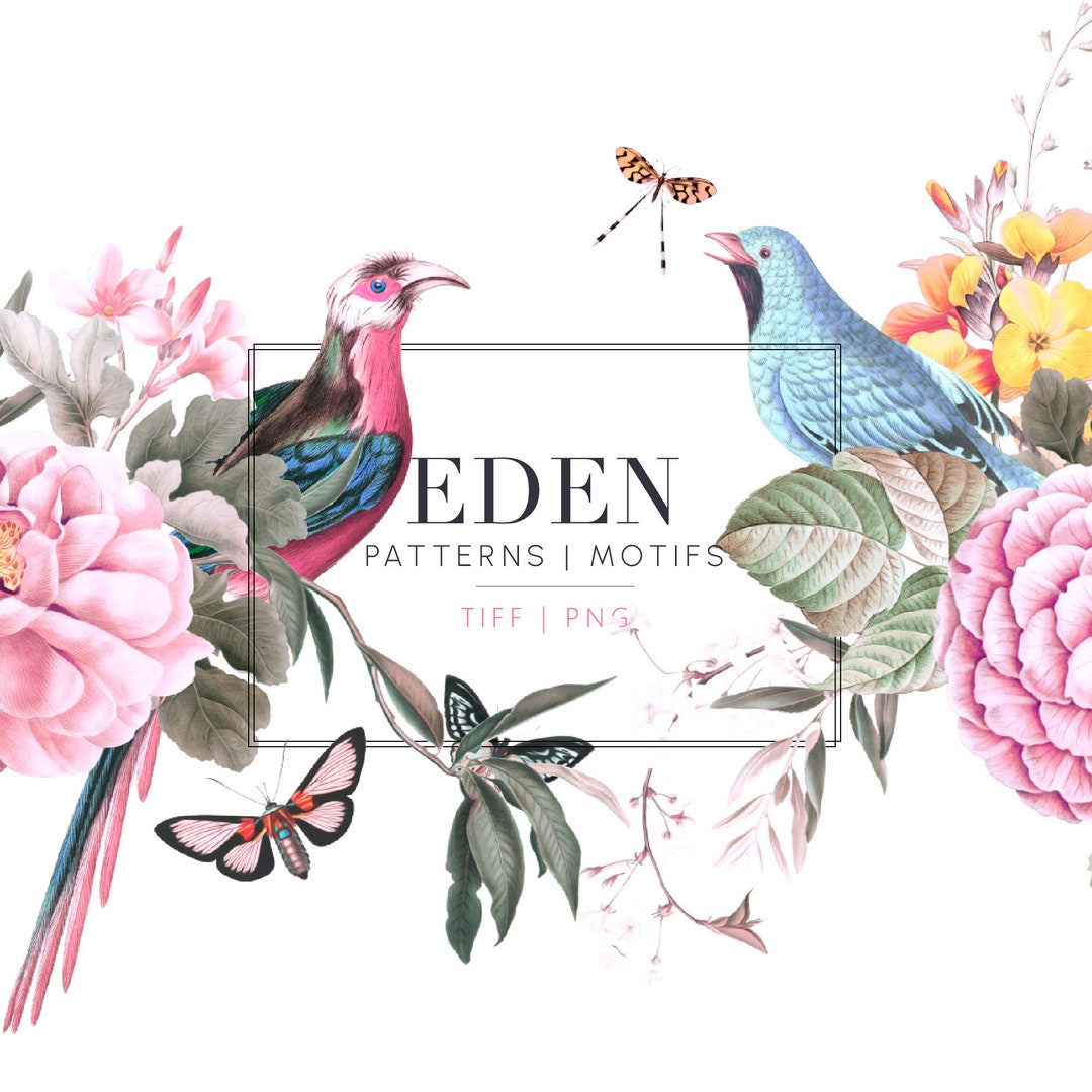 Eden, Luxury Pattern Designs & Motifs. - Etsy UK