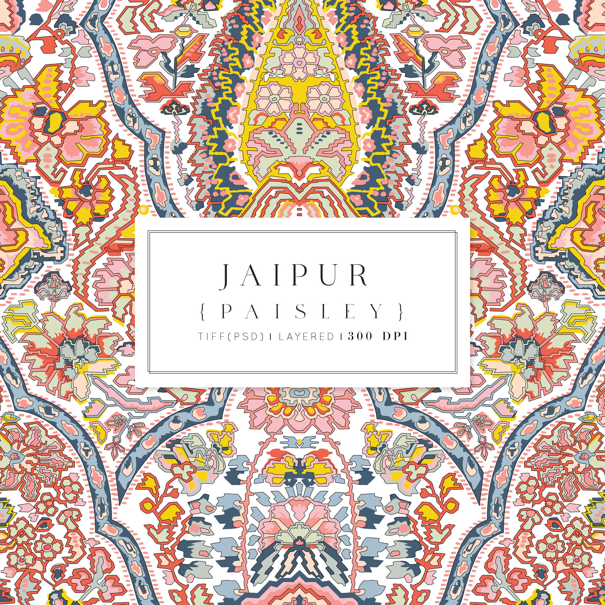 Jaipur, Exquisite & luxury Paisley Patterns.