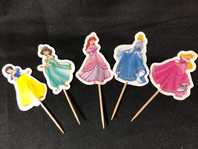Disney Princess 24 Piece Cupcake Topper Centerpiece