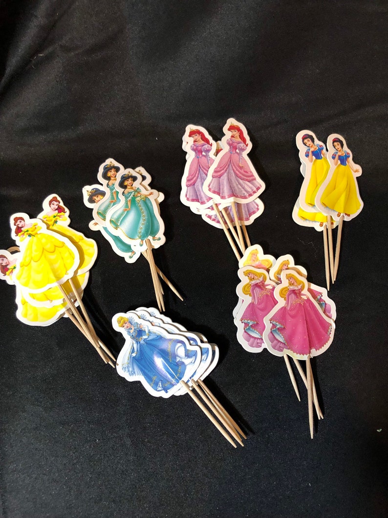 Disney Princess 24 Piece Cupcake Topper Centerpiece