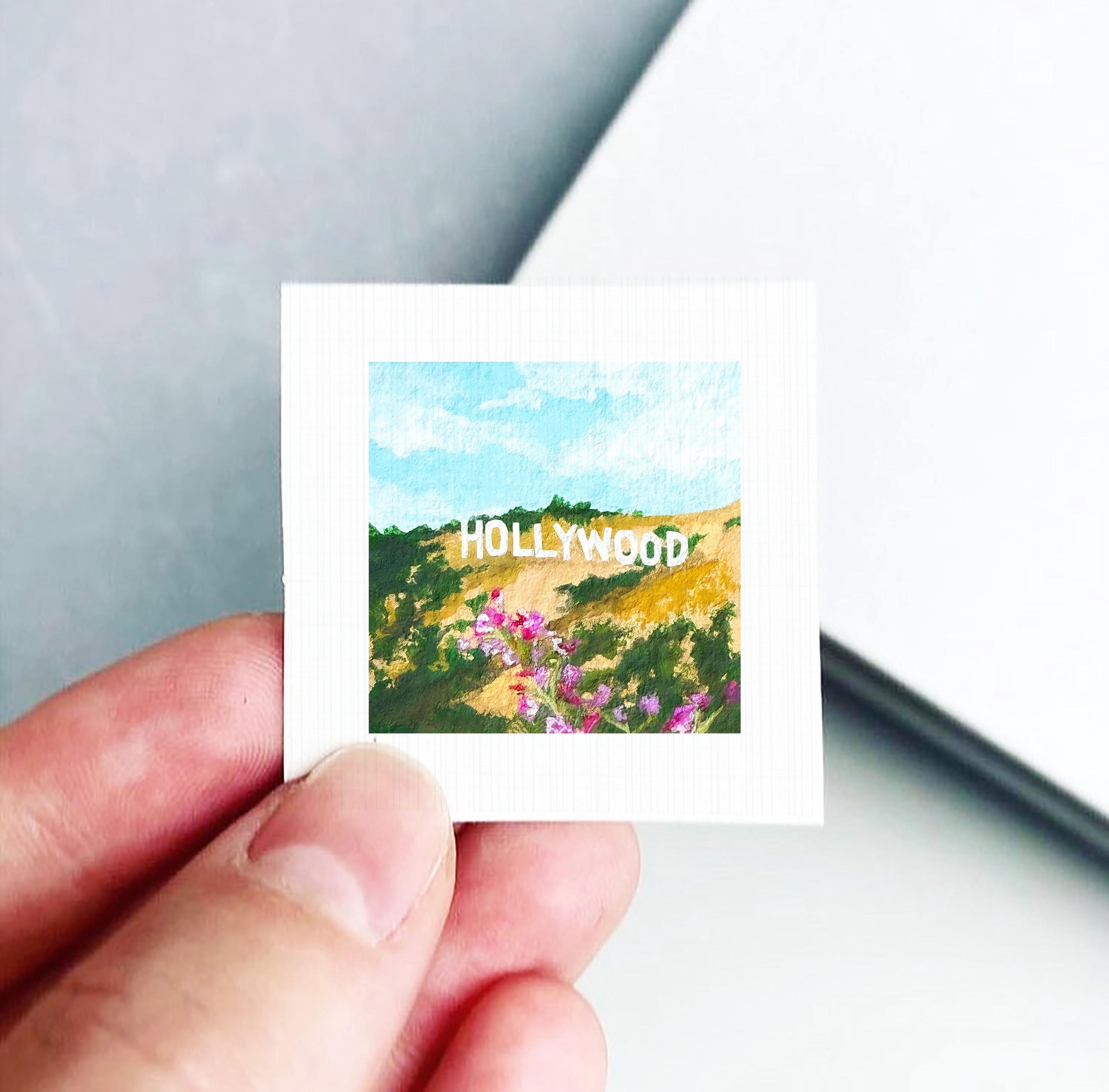 Hollywood Sign Art - Etsy
