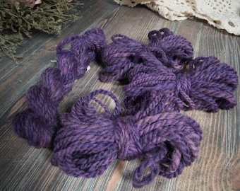 Hand Spun Craft Yarn for Knitting, Crochet, Weaving, Witchcraft, Knot Magic, Crafting