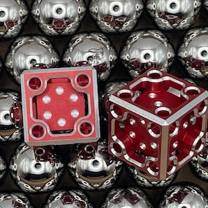 Tactical Dice CNC D6 Brass and Aluminum
