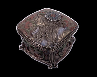 Art Nouveau - Iconic Jewelry Box 4"D