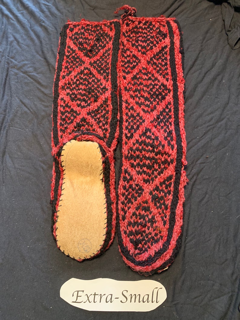 mukluks wool slipper socks with leather sole
