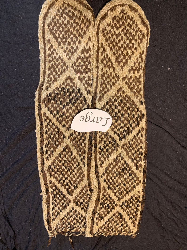 mukluks wool slipper socks with leather sole