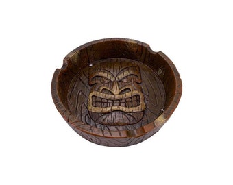 Tiki Ashtray 4.25"D