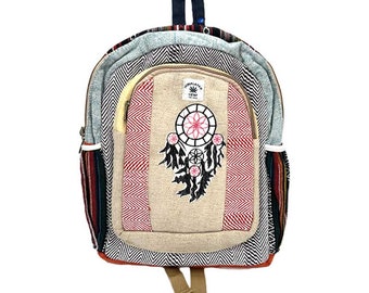 Pure Hemp Backpack With Dreamcatcher