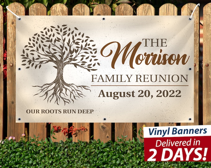 Family To The End Banner Family Reunion Banner For New House Moving...