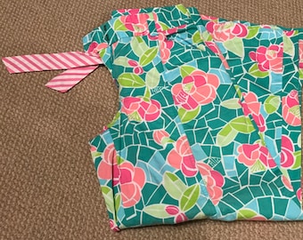 Lilly Pulitzer katoen overstraling en flirterige broek