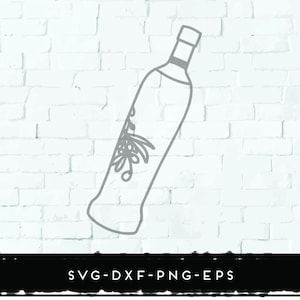 DIGITAL DOWNLOAD SVG Ningxia Bottle - Essential Oils - Antioxidant - Cricut - Silhouette - Bottle