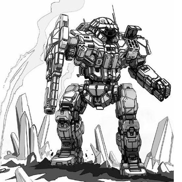 Lu Wei Bing ln-B4, Alternativer Mechwarrior (Battletech) Miniatur MIT SOCKEL