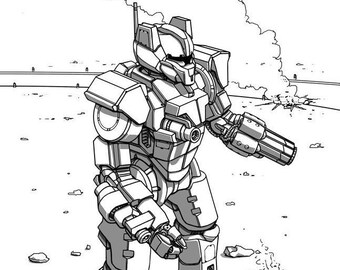 Caesar, Alternate Battletech Mechwarrior Miniature WITH BASE - Etsy