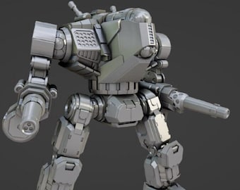 Naga II,  Alternate Battletech Mechwarrior Miniature WITH BASE