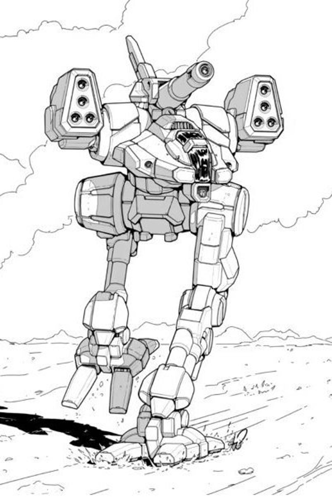 thumbnail interactive-video image 1 of Battletech Miniatures: Locust + Pilot & Mech Cards – A Game Of Armored Combat 1 of 3