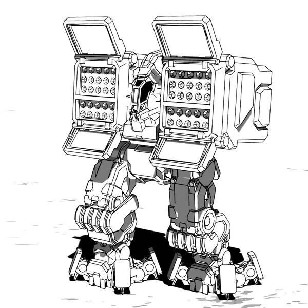 Yeoman YMN-6Y,  Alternate Battletech Mechwarrior Miniature WITH BASE