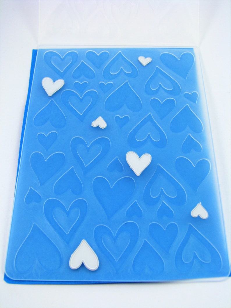 Embossing and cutting folder hearts scrapbooking die cut 10 * 15 cardmaking sizzix big shot