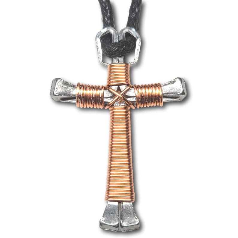 3 Pack Horseshoe Nail Crosses Etsy