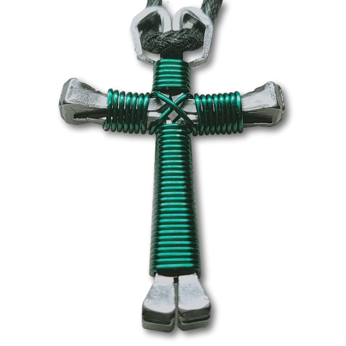 3 Pack Horseshoe Nail Crosses Etsy