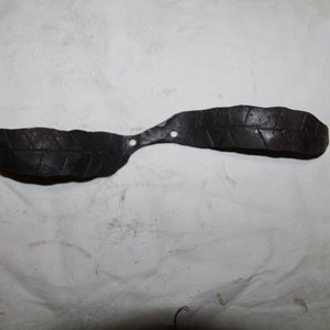 Double leaf pull, hand forged!