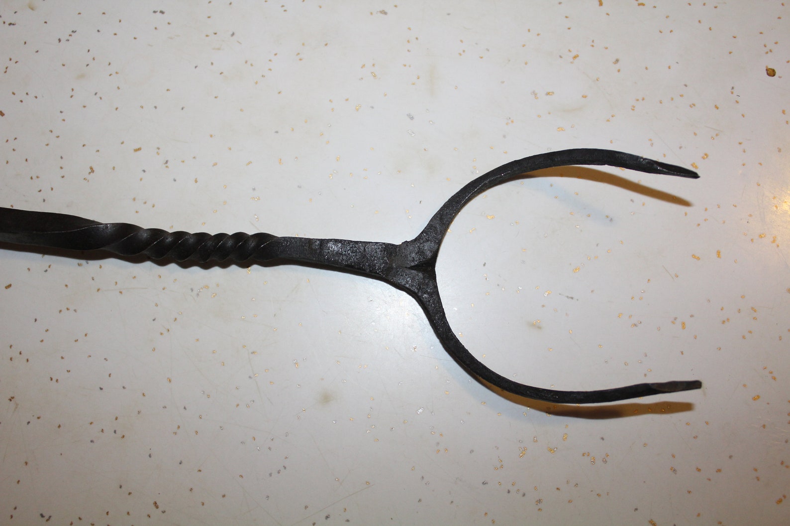 Railroad Spike Grilling Fork Wide Mouth Etsy