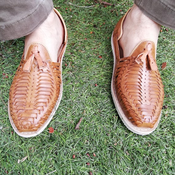 Huaraches Para Hombre Huaraches de Cuero | Etsy México