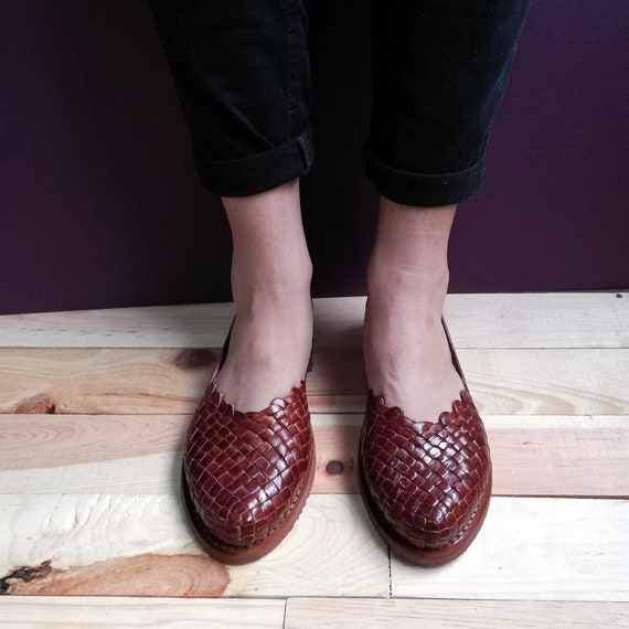 Huaraches de Cuero Huaraches para Dama | Etsy España