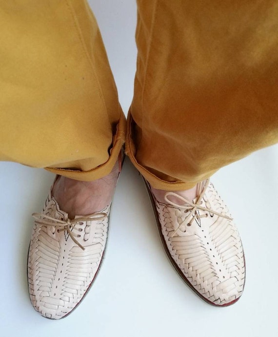 Huaraches Para Hombre Huaraches Mexicanos de Cuero | Etsy México