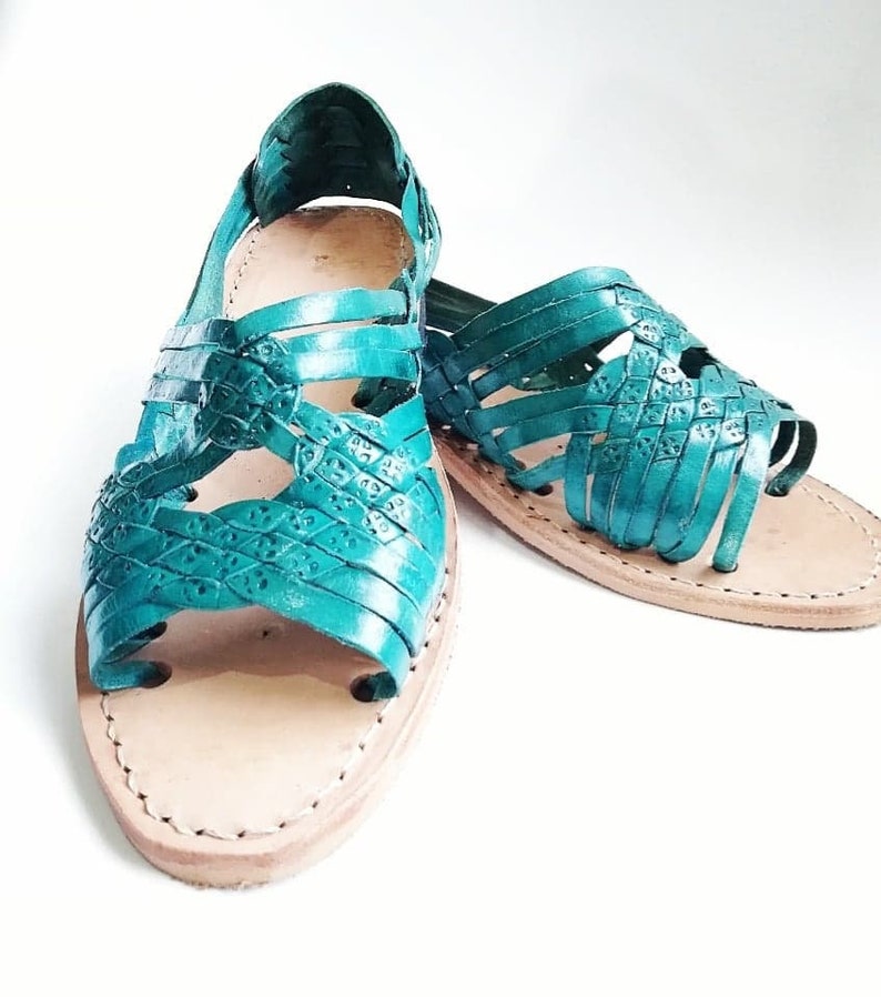 turquoise sandals size 7