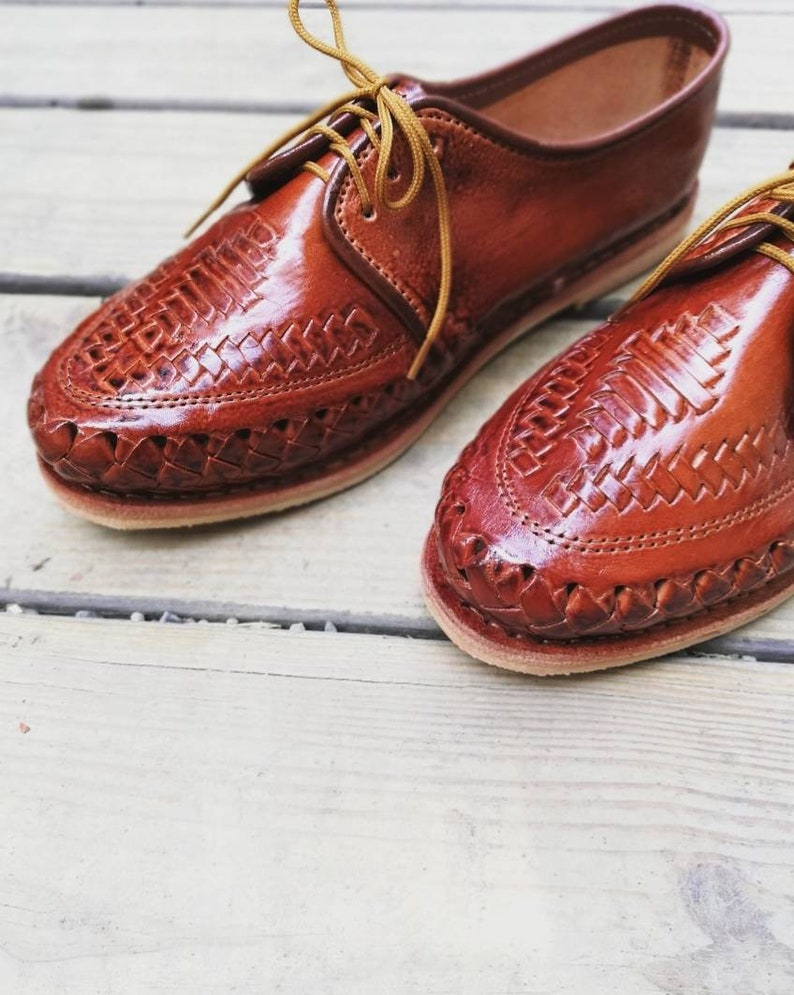 huaraches para hombre de piel