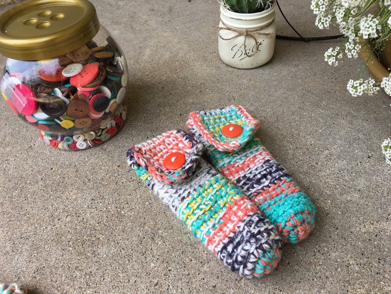 Handmade Crochet Hook Bag Crochet Hook Cozy Crocheting Etsy